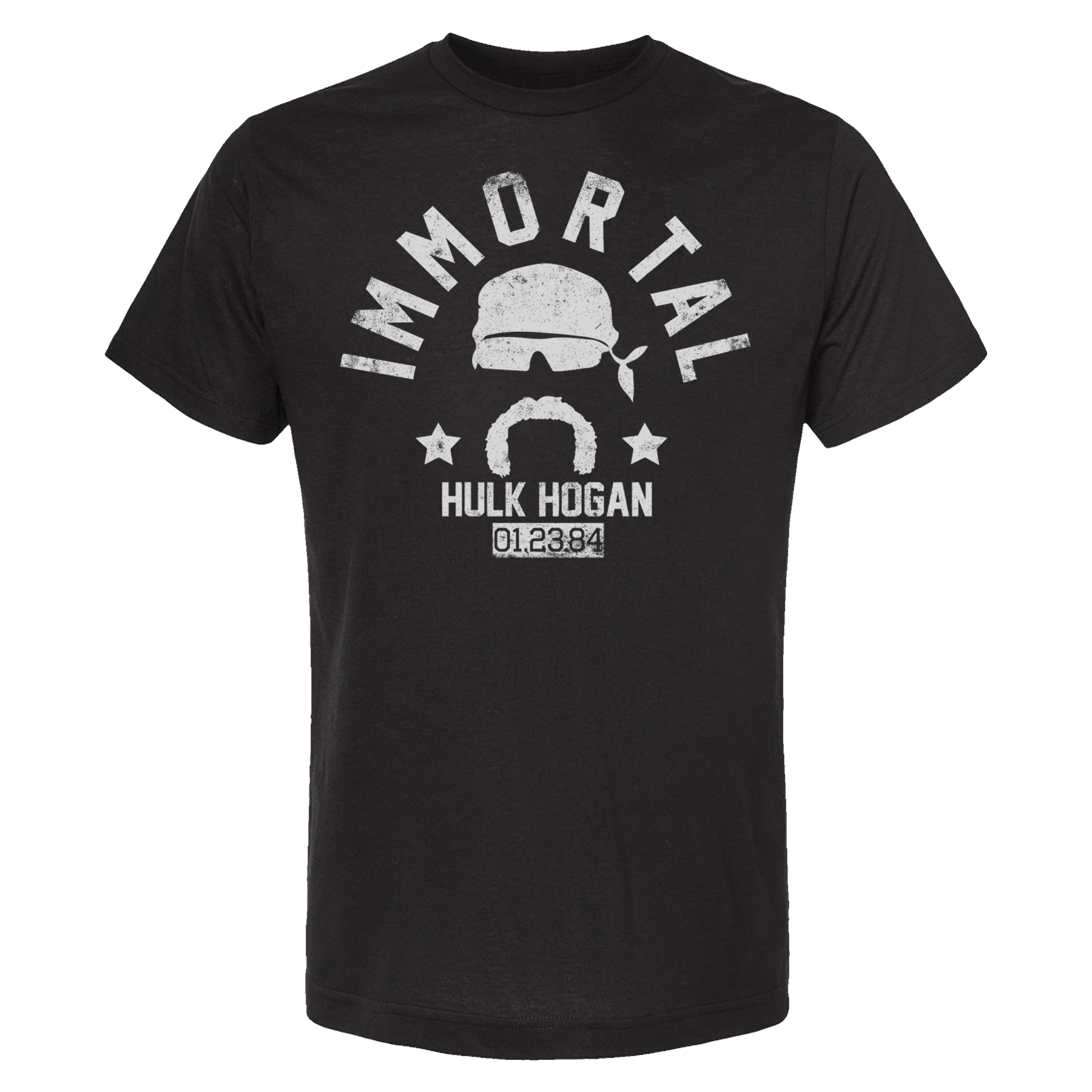Hulk Hogan Immortal 01-23-84 Mens T Shirt Black