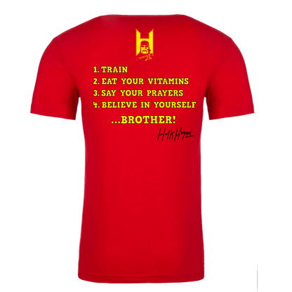 Hulk Hogan Hulks Rules Mens T Shirt Red