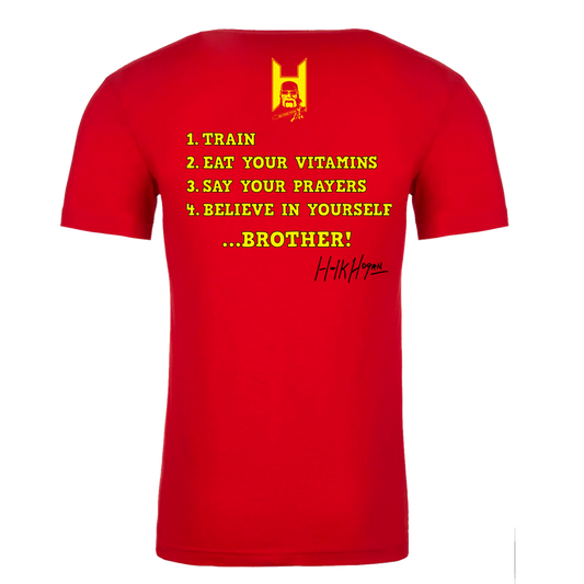 Hulk Hogan Hulks Rules Mens T Shirt Red