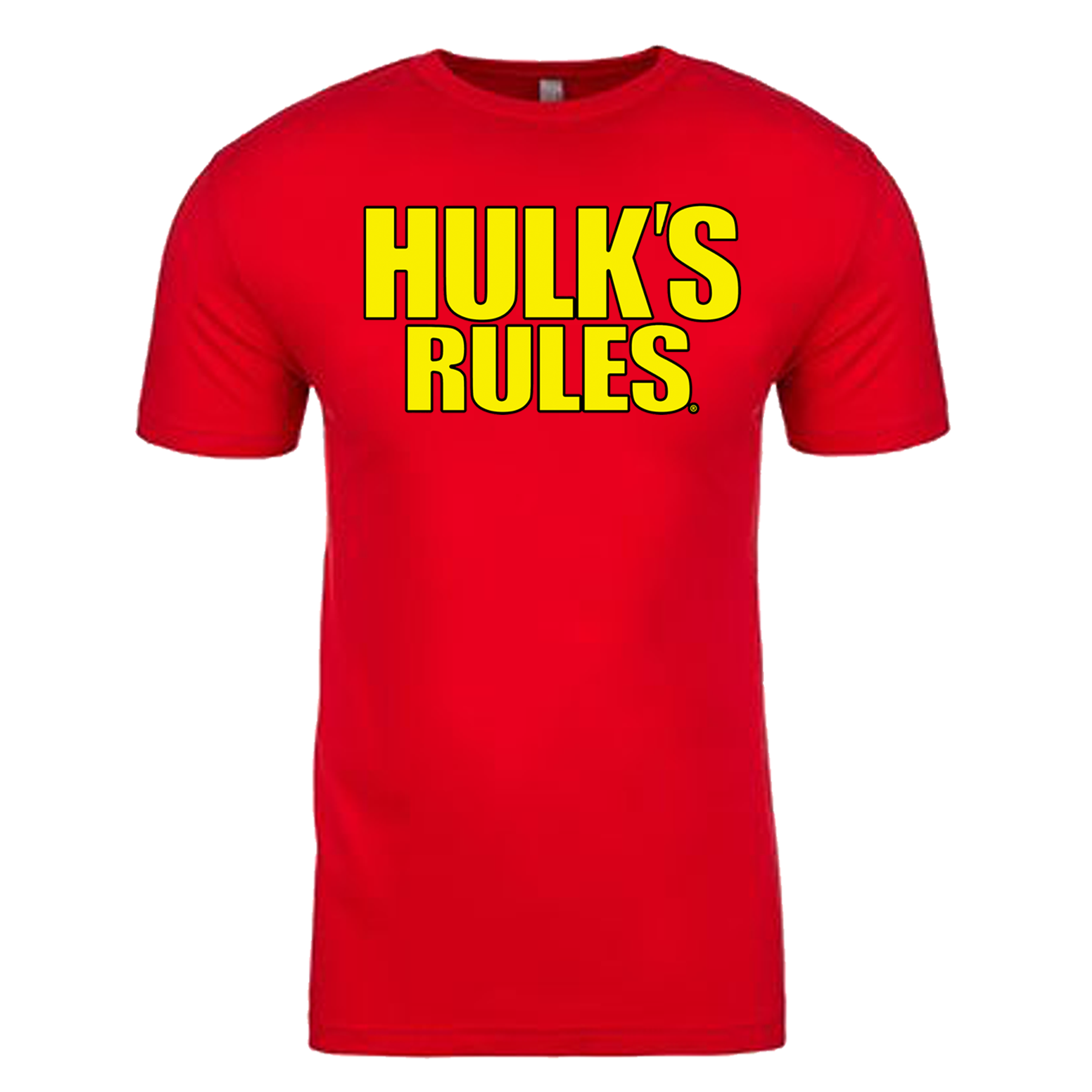 Hulk Hogan Hulks Rules Mens T Shirt Red
