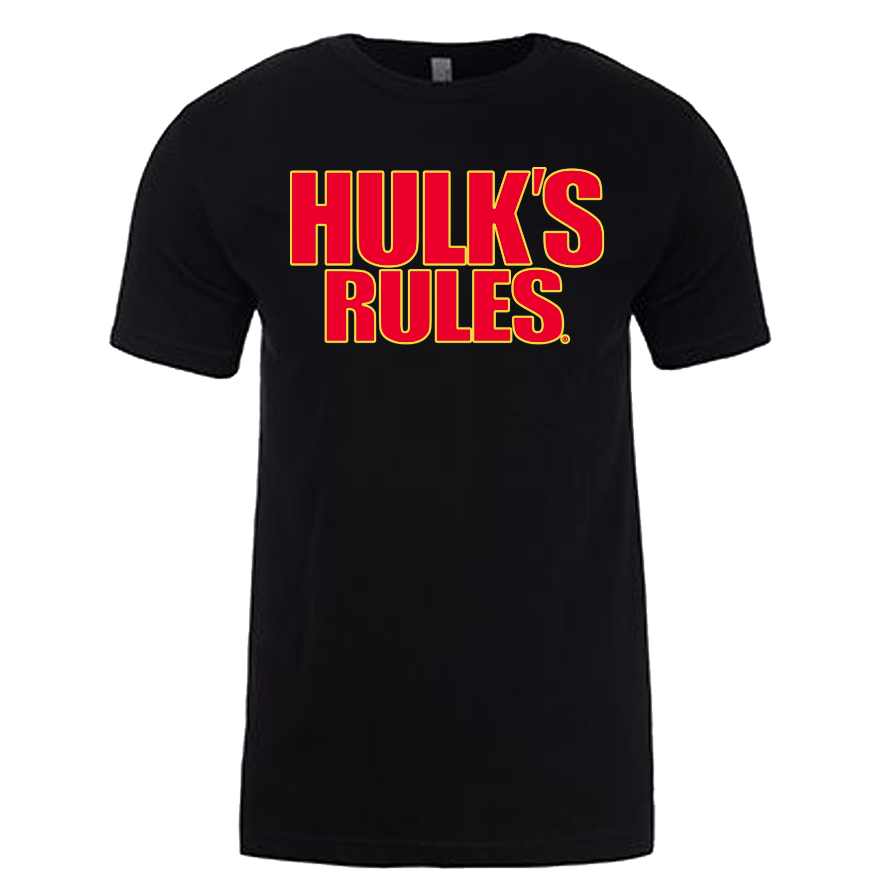 Hulk Hogan Hulk's Rules Mens T Shirt Black