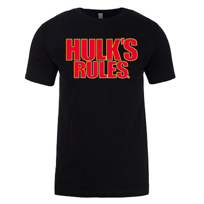 Hulk Hogan Hulk's Rules Mens T Shirt Black