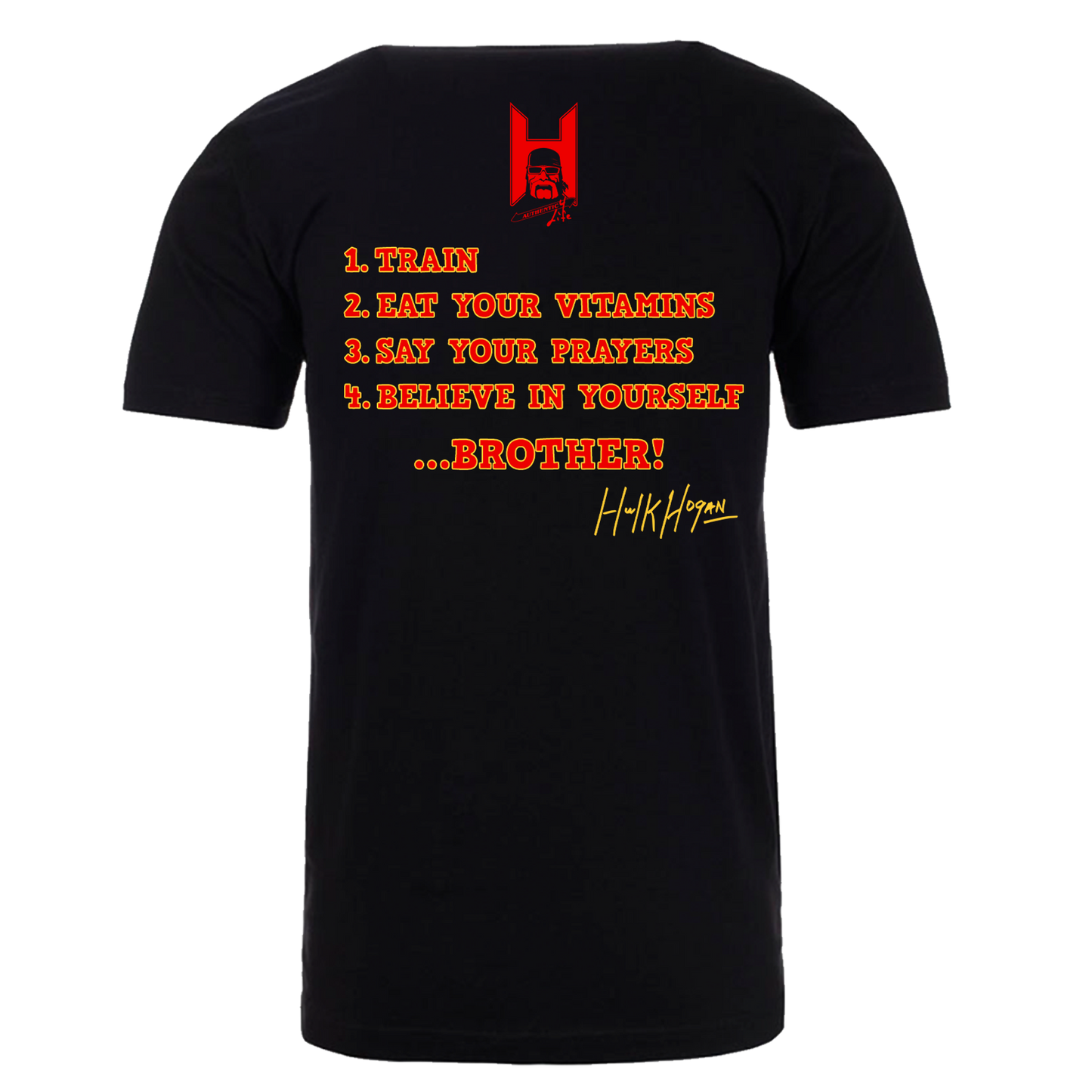 Hulk Hogan Hulk's Rules Mens T Shirt Black
