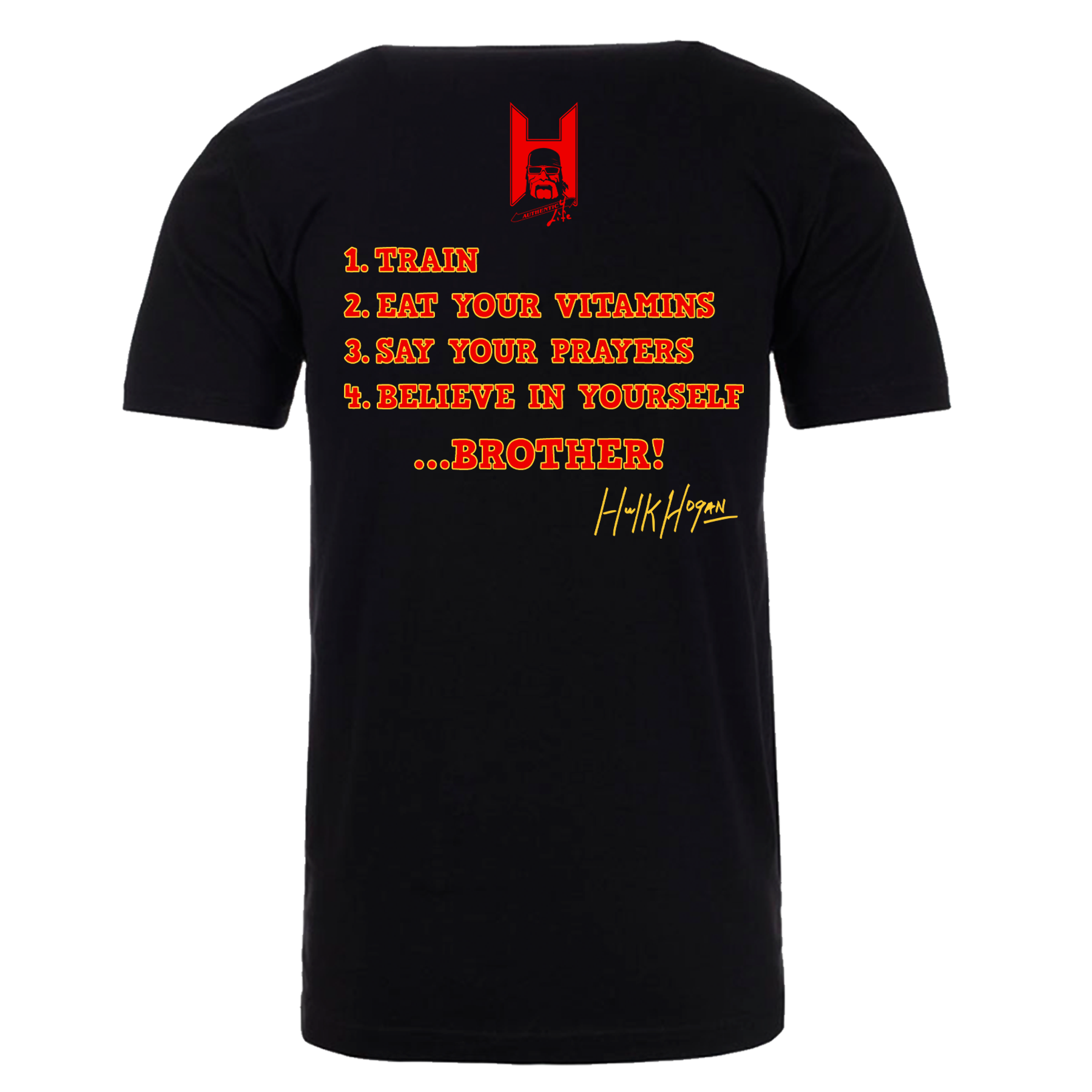 Hulk Hogan Hulk's Rules Mens T Shirt Black