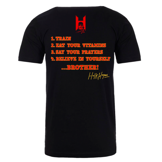 Hulk Hogan Hulk's Rules Mens T Shirt Black