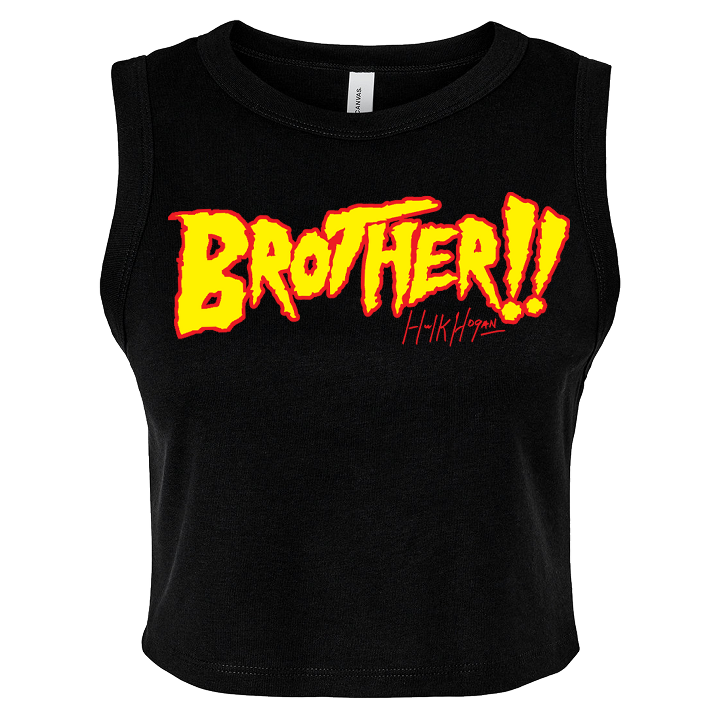 Hulk Hogan Brother Womens Crop Tank Top Shirt