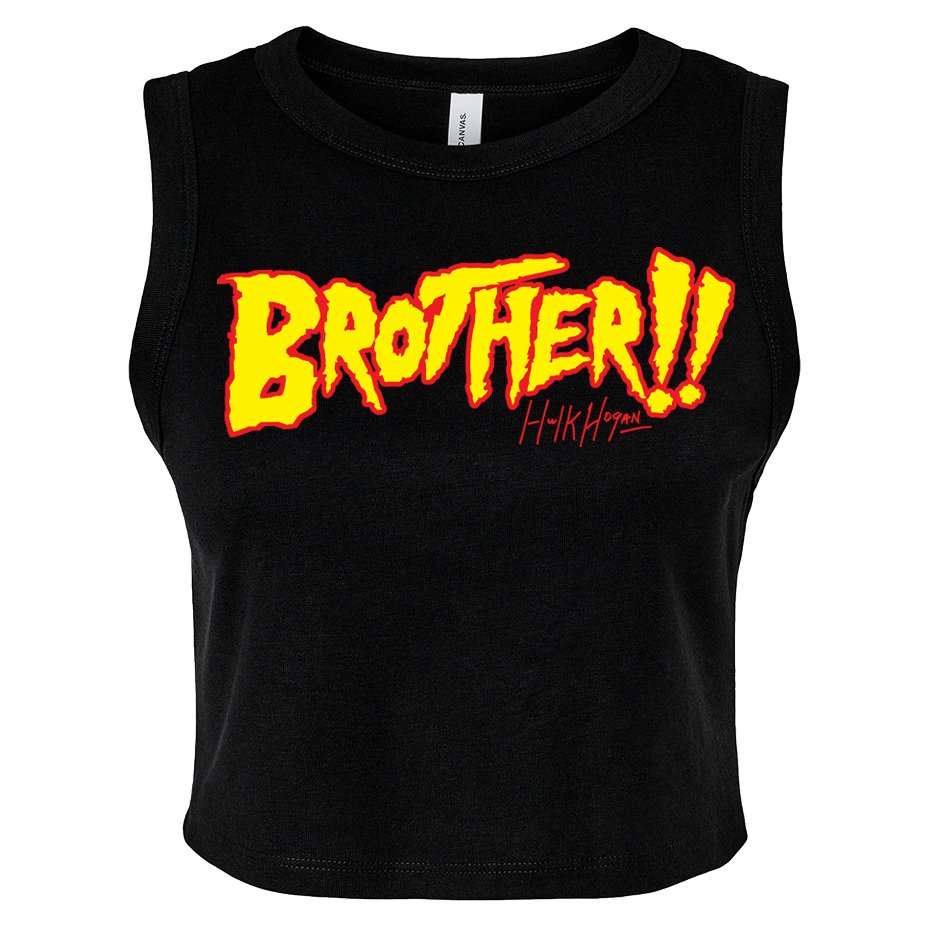 Hulk Hogan Brother Womens Crop Tank Top Shirt
