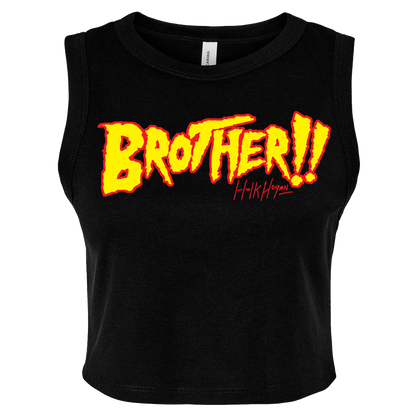 Hulk Hogan Brother Womens Crop Tank Top Shirt