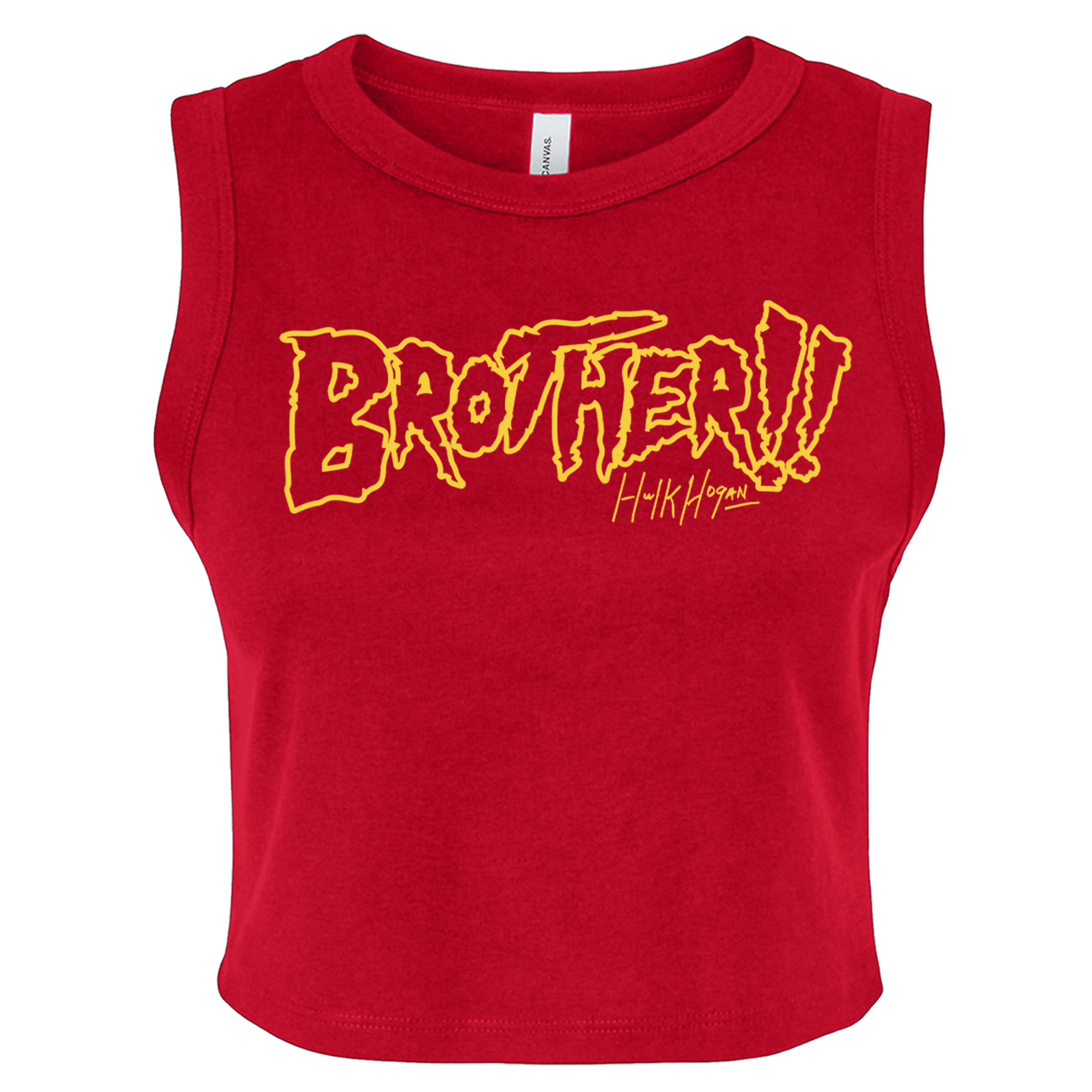 Hulk Hogan Brother Womens Crop Tank Top Shirt