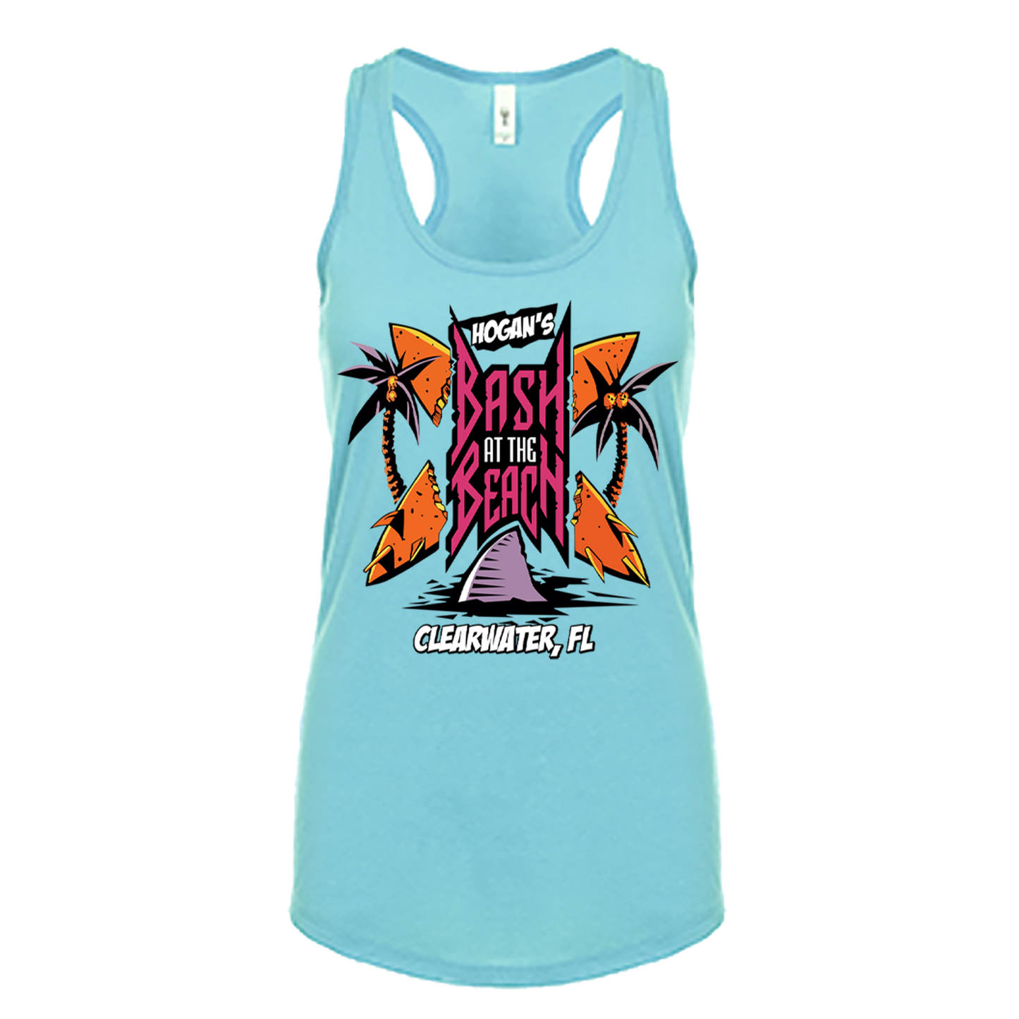 Hulk Hogan Bash At The Beach Womens Tank Top Shirt Blue