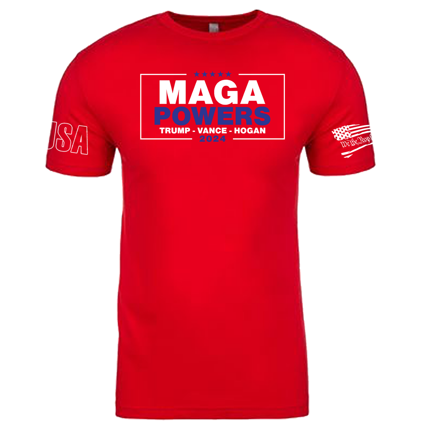 Hulk Hogan MAGA-Powers Mens T Shirt Red