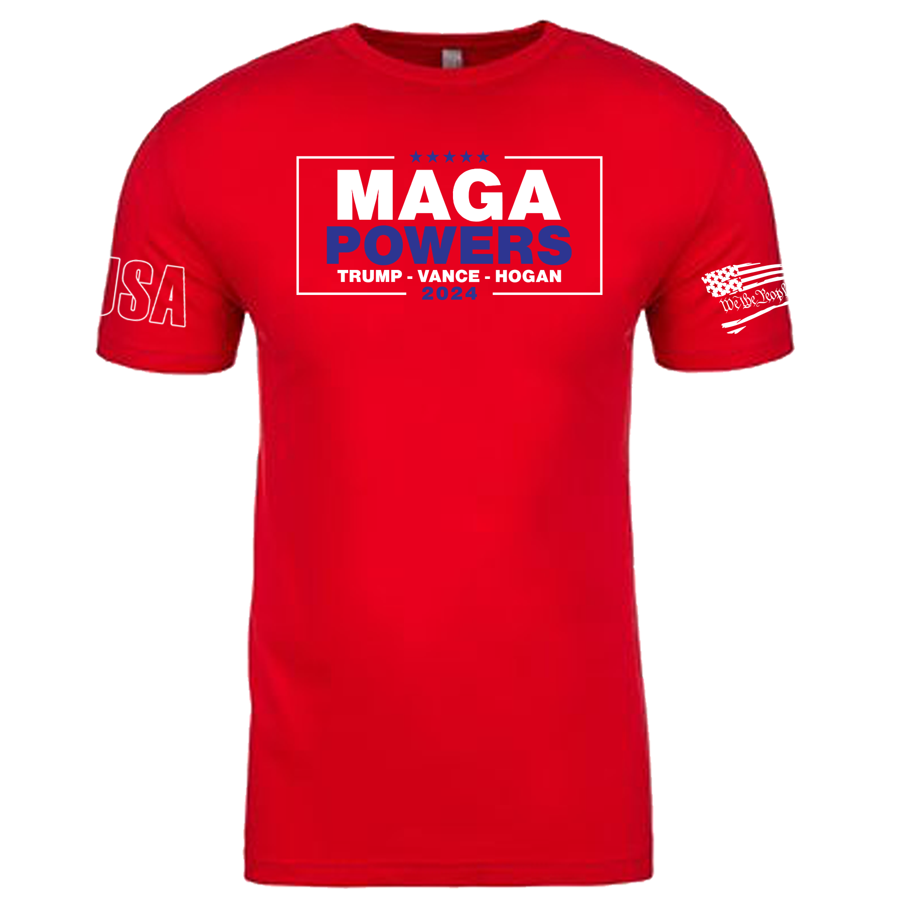 Hulk Hogan MAGA-Powers Mens T Shirt Red