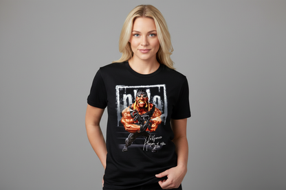 Hollywood Hulk Hogan nWo Graffiti Adult T Shirt Black