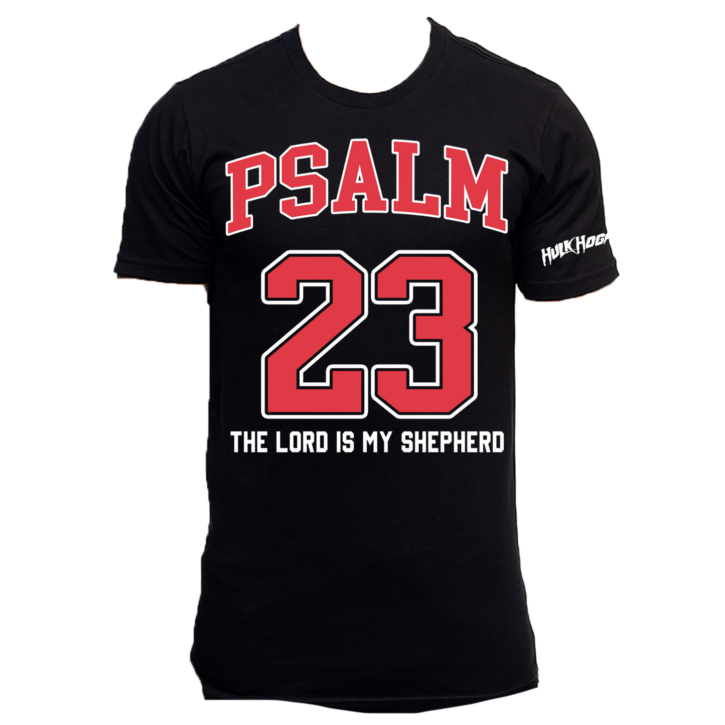 Hulk Hogan Psalm 23 Mens T Shirt Black