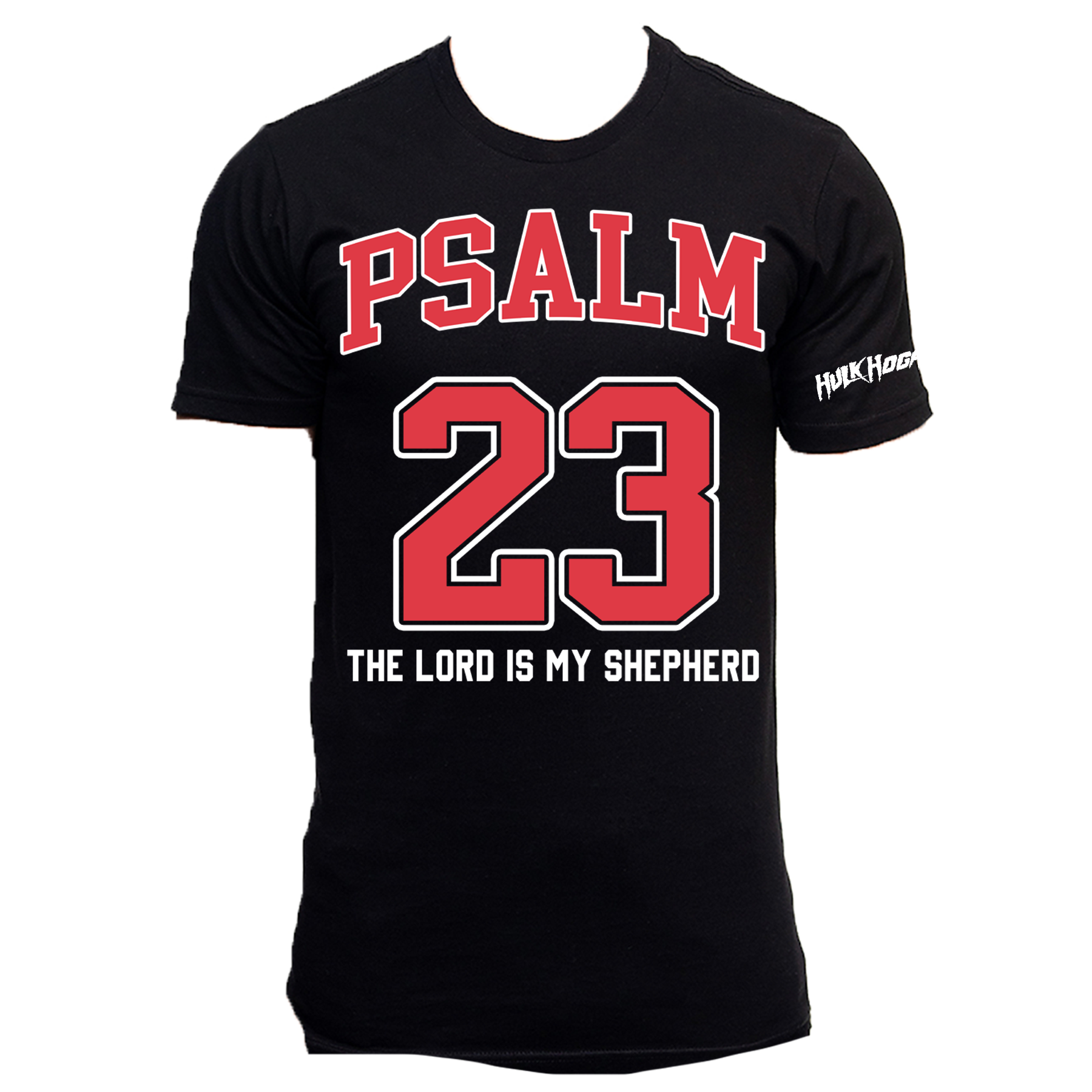 Hulk Hogan Psalm 23 Mens T Shirt Black