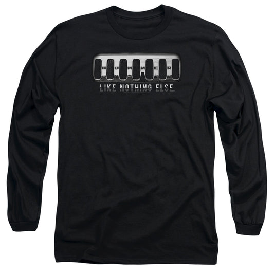 Hummer Grill Mens Long Sleeve Shirt Black Officially Licensed
