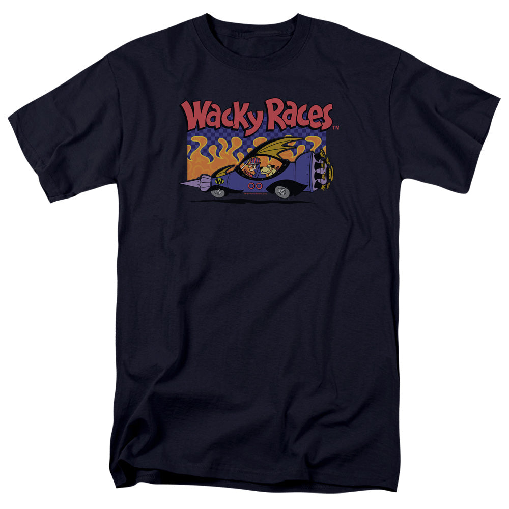 Wacky Races - T-Shirt Mens T Shirt Navy
