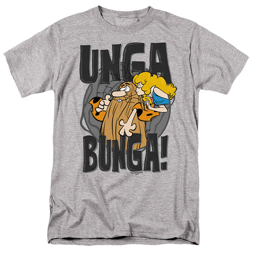 Captain Caveman Unga Bunga Mens T Shirt Athletic Heather