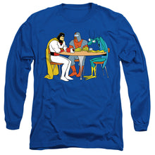 Load image into Gallery viewer, Rick And Morty Space Ghost Coast To Coast Brak &amp; Zorak Mens Long Sleeve Shirt Royal Blue
