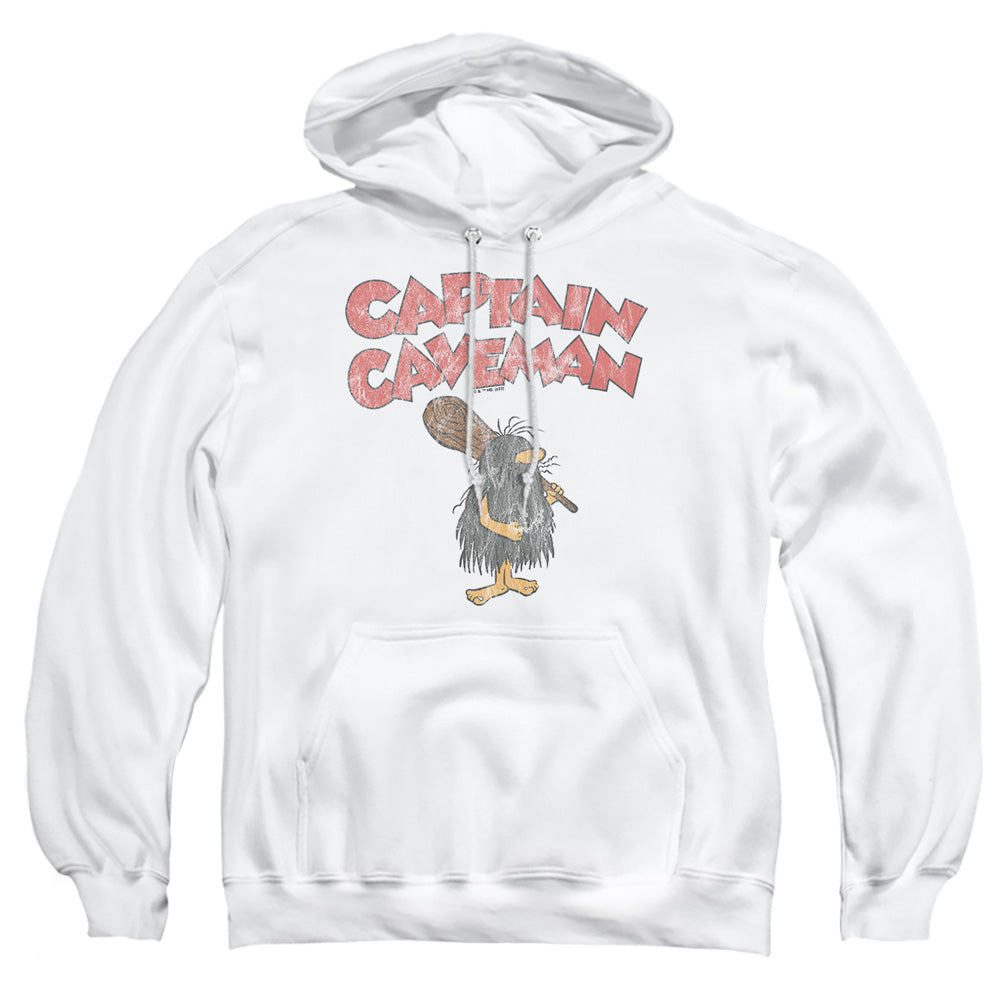 Wacky Races Captain Caveman 2 Mens Hoodie White