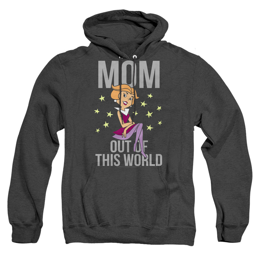 Jetsons Out Of This World Mom Heather Mens Hoodie Black