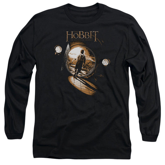 The Hobbit Hobbit Hole Mens Long Sleeve Shirt Black Officially Licensed