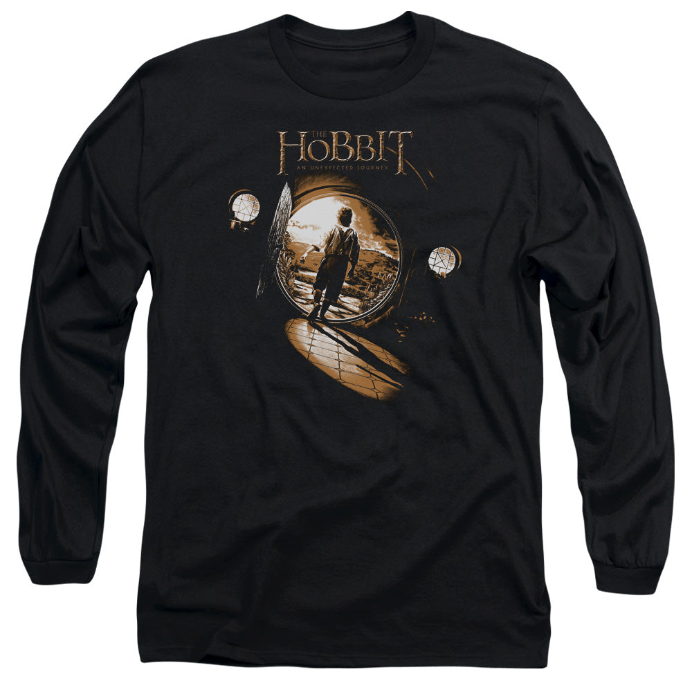 The Hobbit Hobbit Hole Mens Long Sleeve Shirt Black