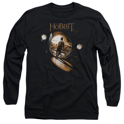 The Hobbit Hobbit Hole Mens Long Sleeve Shirt Black Officially Licensed