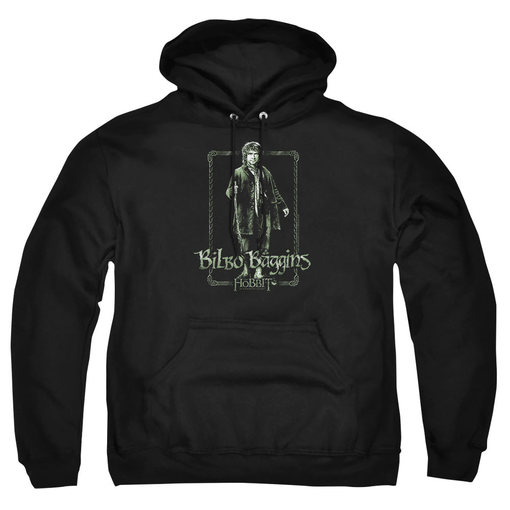 The Hobbit Bilbo Stare Mens Hoodie Black