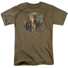 Load image into Gallery viewer, The Hobbit Bilbo Baggins Mens T Shirt Safari Green
