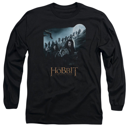 The Hobbit A Journey Mens Long Sleeve Shirt Black Officially Licensed