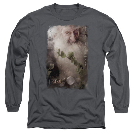 The Hobbit Balin Mens Long Sleeve Shirt Charcoal Officially Licensed