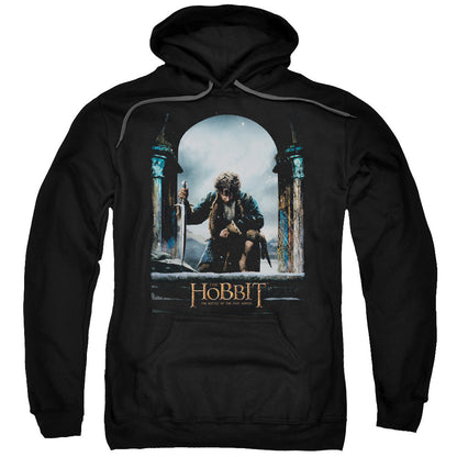 The Hobbit Bilbo Poster Mens Hoodie Black