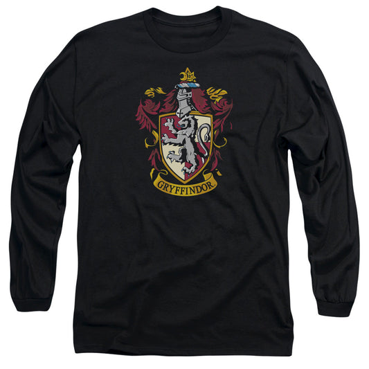 Harry Potter Gryffindor Crest Mens Long Sleeve Shirt Black