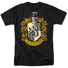 Load image into Gallery viewer, Harry Potter Hufflepuff Crest Mens T Shirt Black
