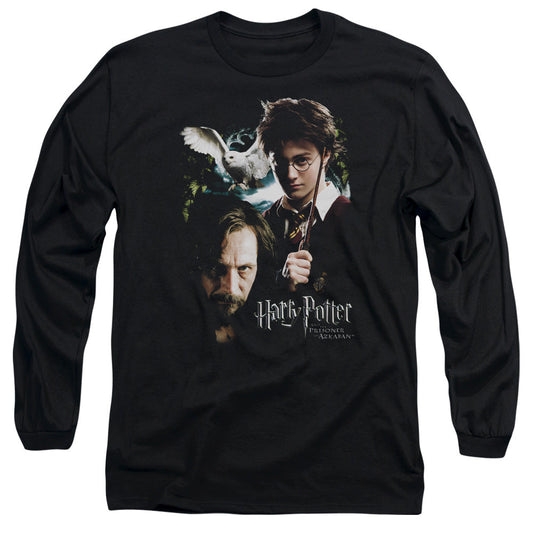 Harry Potter Harry And Sirius Mens Long Sleeve Shirt Black Officially Licensed