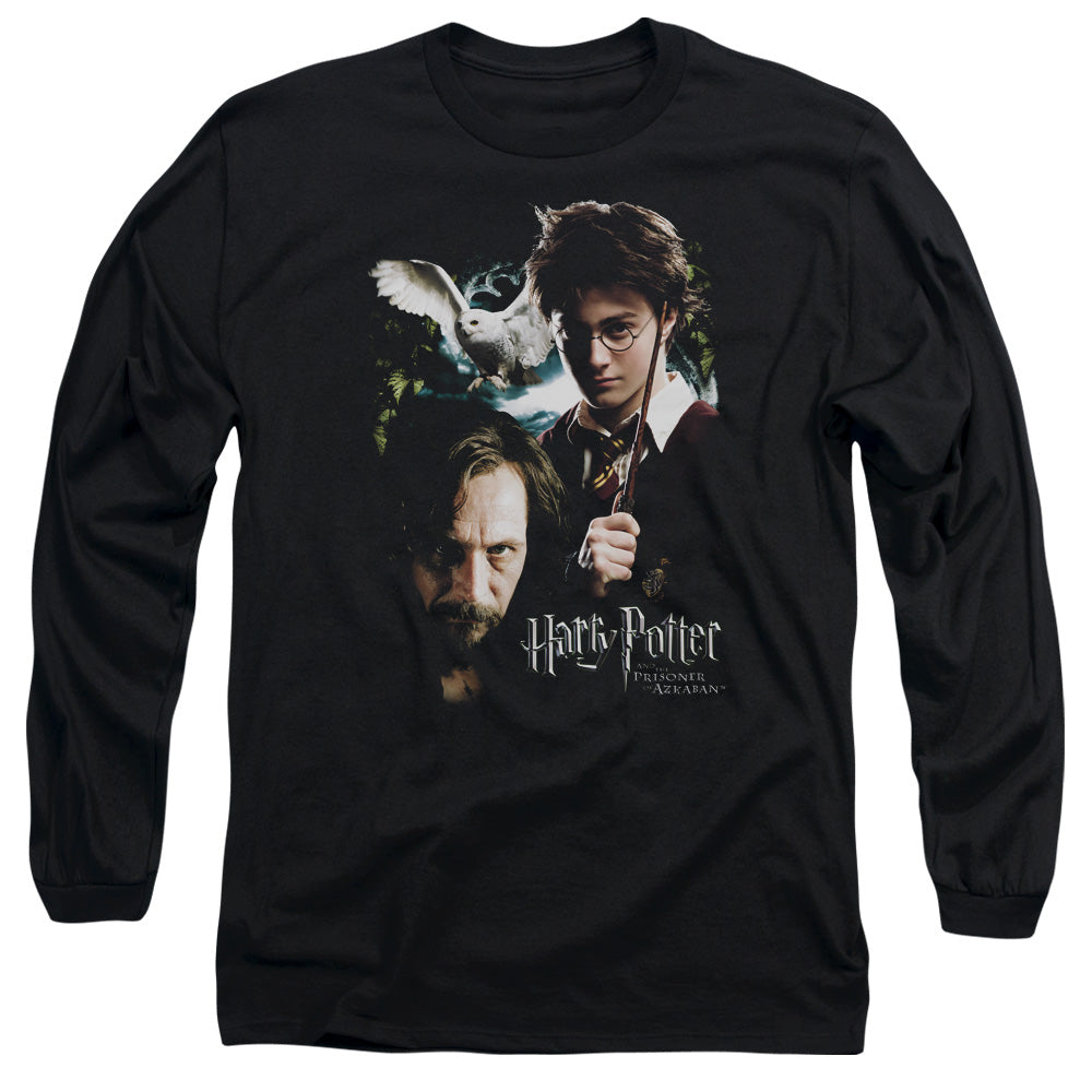 Harry Potter Harry And Sirius Mens Long Sleeve Shirt Black Officially Licensed