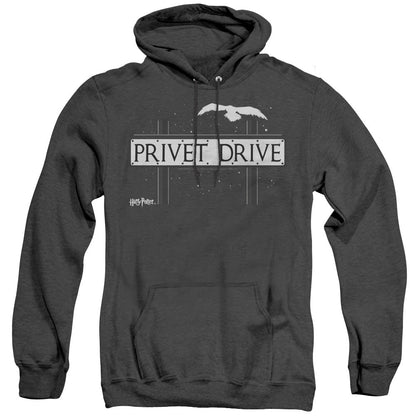 Harry Potter Privet Drive Heather Mens Hoodie Black