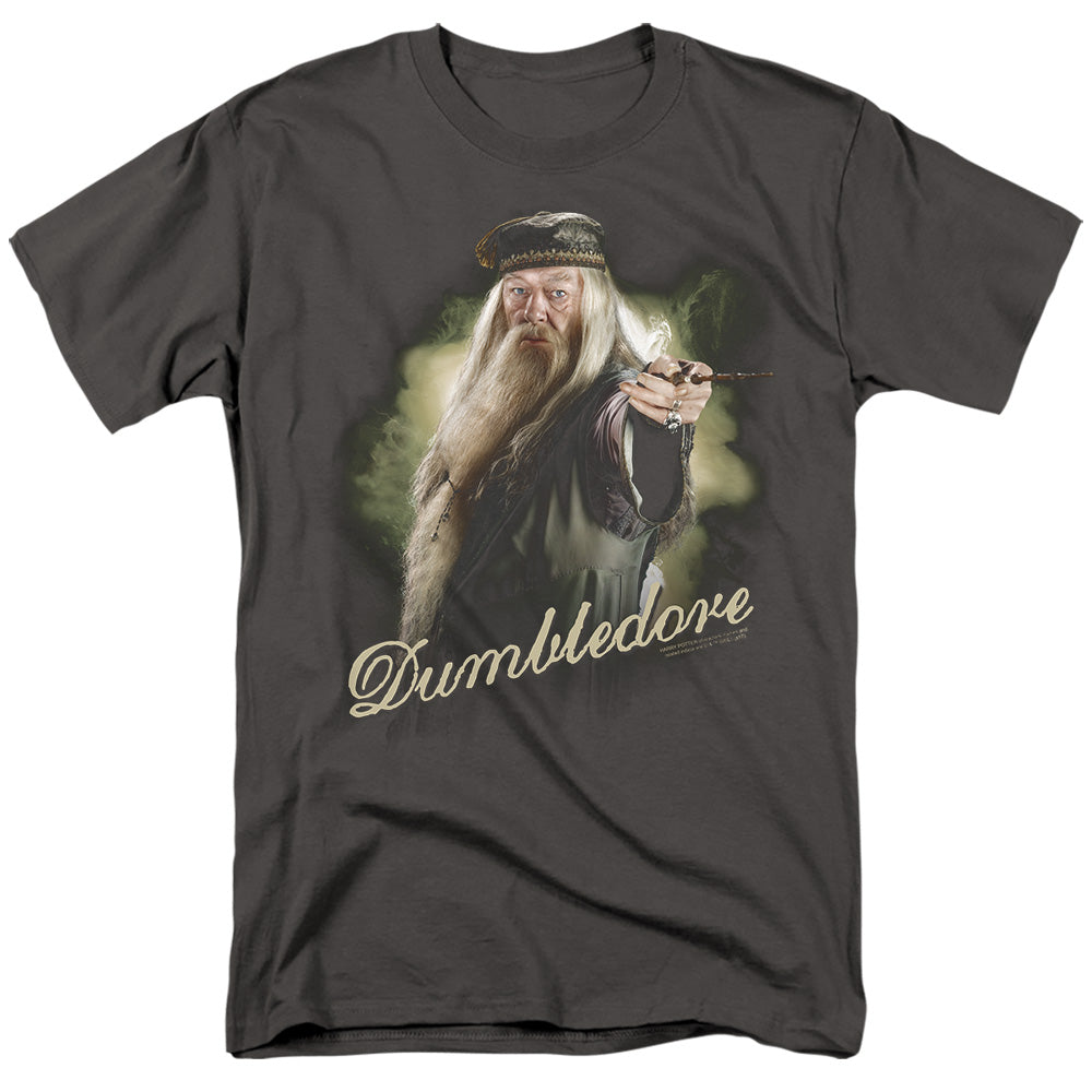 Harry Potter Dumbledore Wand Mens T Shirt Black