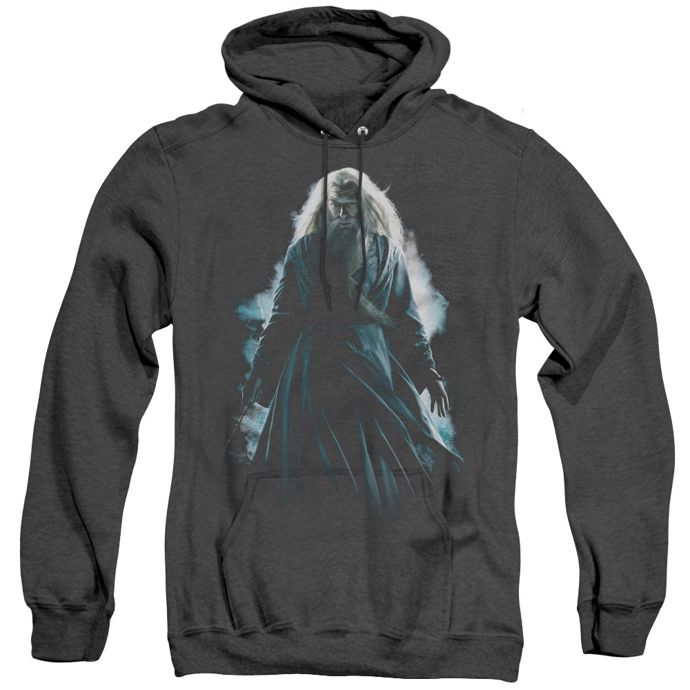 Harry Potter Dumbledore Burst Heather Mens Hoodie Black
