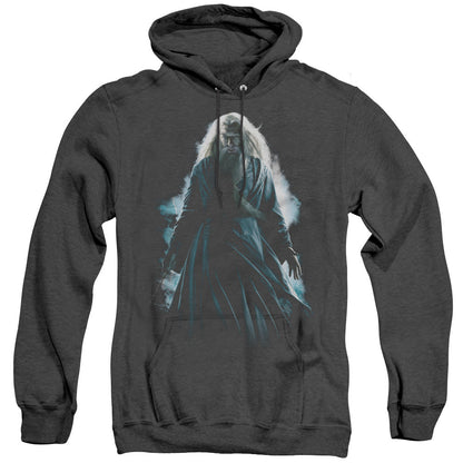 Harry Potter Dumbledore Burst Heather Mens Hoodie Black