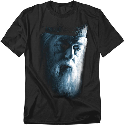 Harry Potter Dumbledore Face Mens T Shirt Black