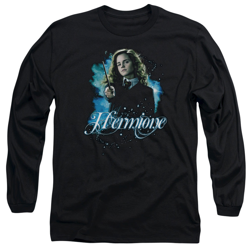 Harry Potter Hermione Ready Mens Long Sleeve Shirt Black Officially Licensed
