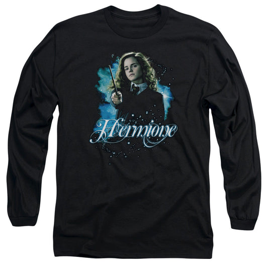 Harry Potter Hermione Ready Mens Long Sleeve Shirt Black Officially Licensed