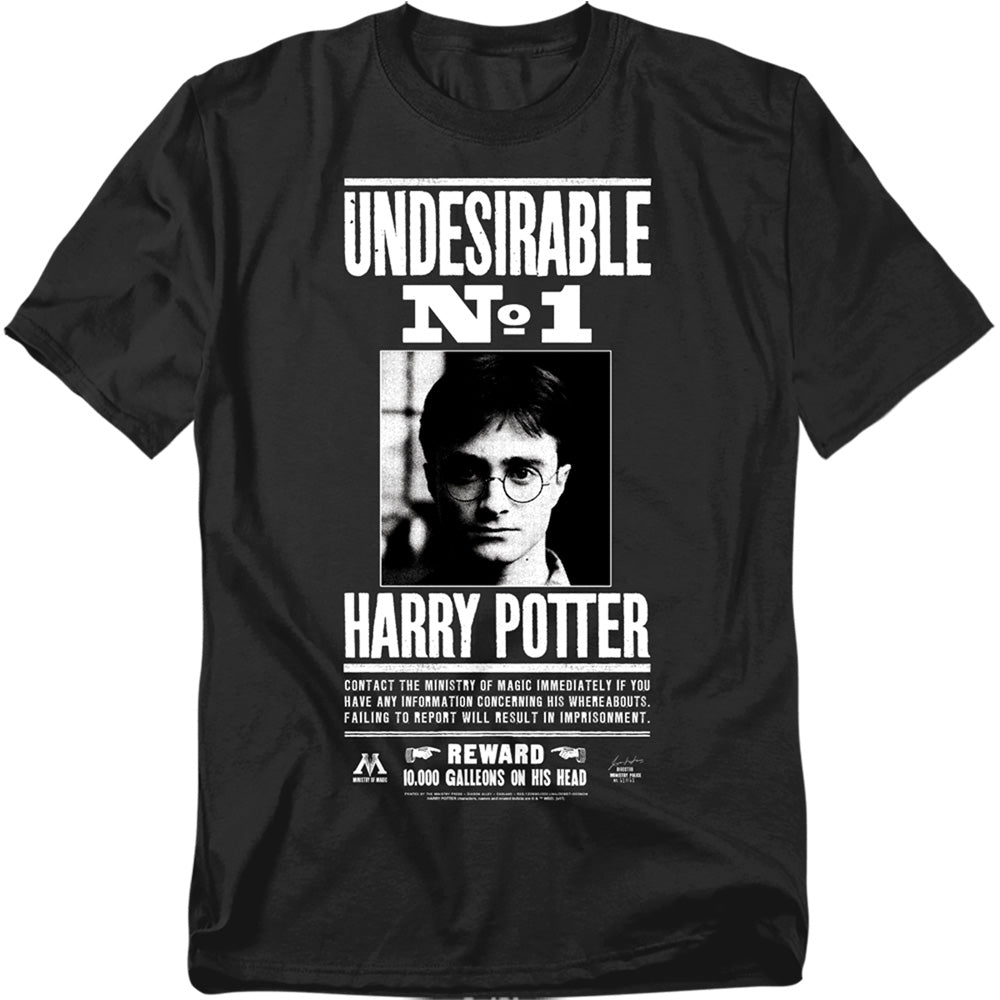 Harry Potter Undesirable No 1 Mens T Shirt Black