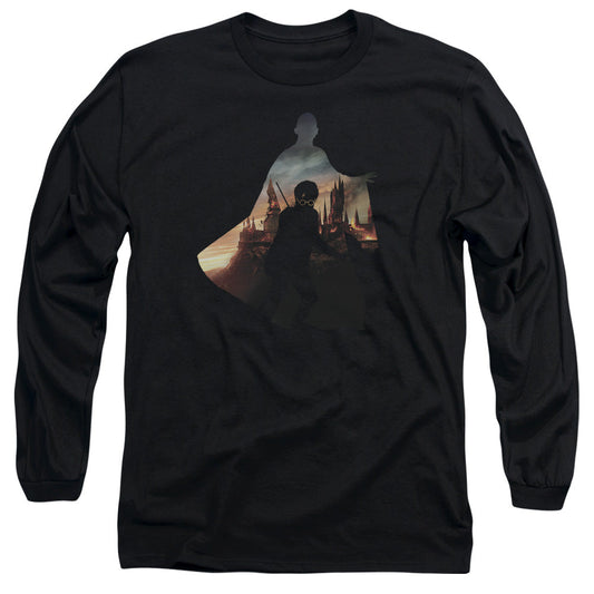 Harry Potter Voldemort Looms Mens Long Sleeve Shirt Black Officially Licensed