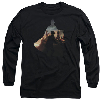 Harry Potter Voldemort Looms Mens Long Sleeve Shirt Black Officially Licensed