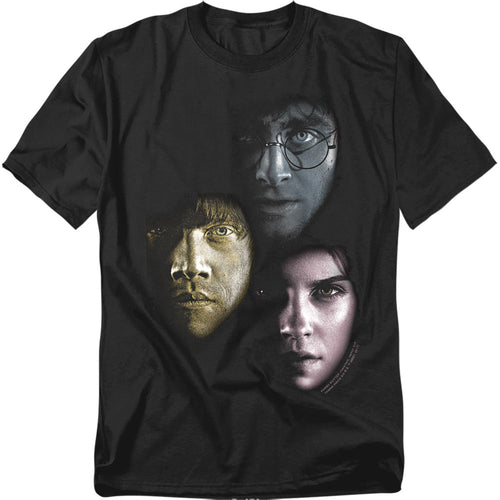 Harry Potter Hero Heads Mens T Shirt Black