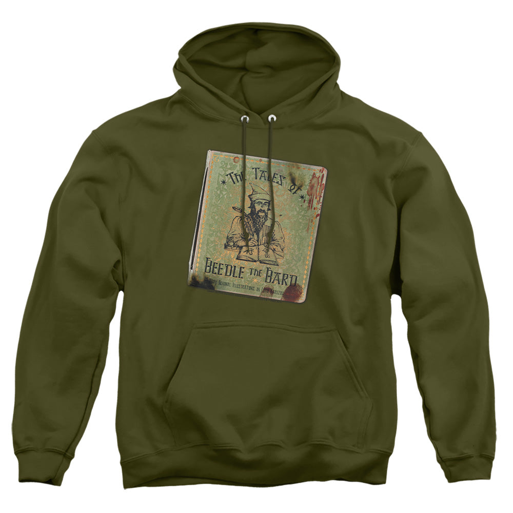 Harry Potter Beedle The Bard Mens Hoodie Military Green