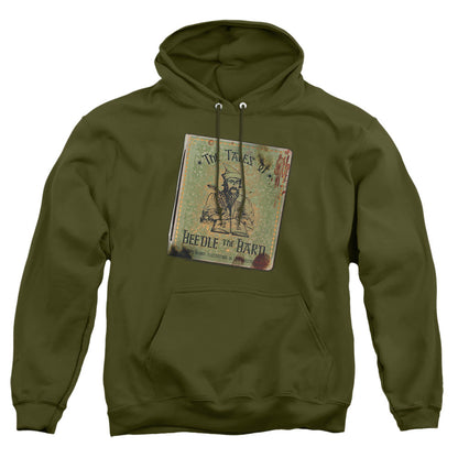 Harry Potter Beedle The Bard Mens Hoodie Military Green